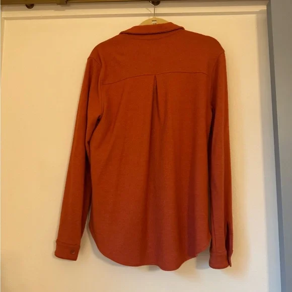 Women’s Alpine Design Burnt Orange Button Up, Women’s Flannel, Brushed Flannel - Picture 5 of 7